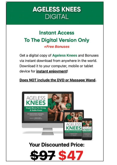 buy ageless knees